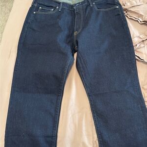 Abercrombie & Fitch Men's Deep Indigo Jeans